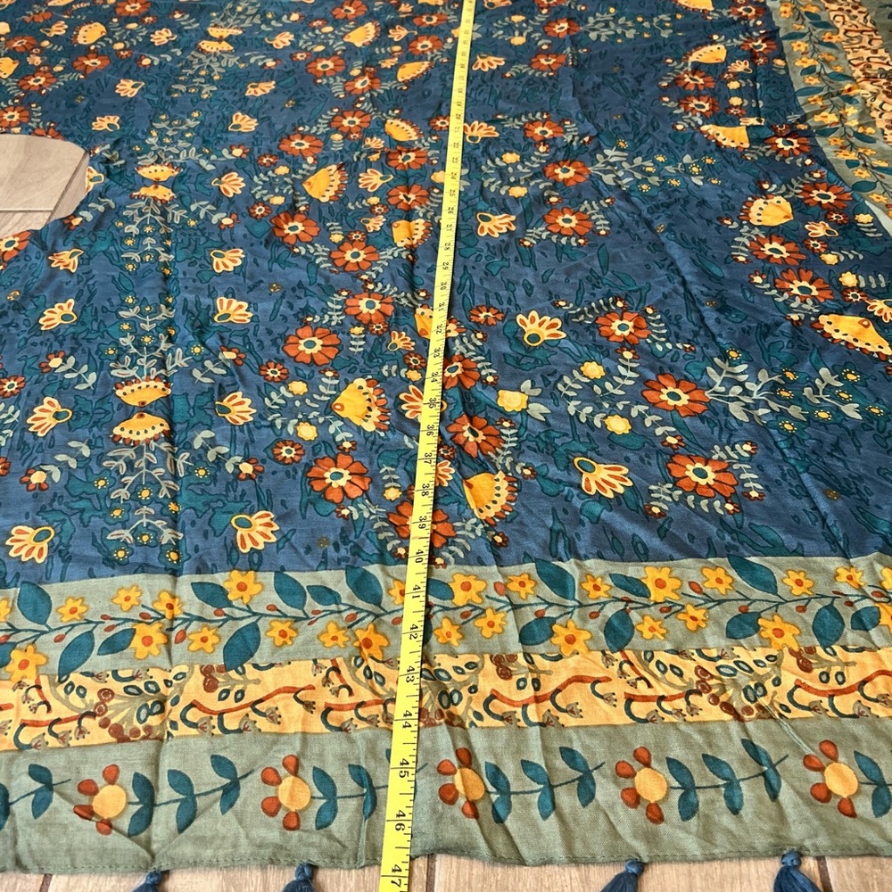 Natural Life Blue Floral Kimono NEW - Picture 9 of 13